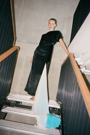 3/26 | Malaikaraiss Spring 2027 | Photo: Marc Krause | Courtesy of Berlin Fashion Week Malaikaraiss Spring 2027 | Photo: Marc Krause | Courtesy of Berlin Fashion Week