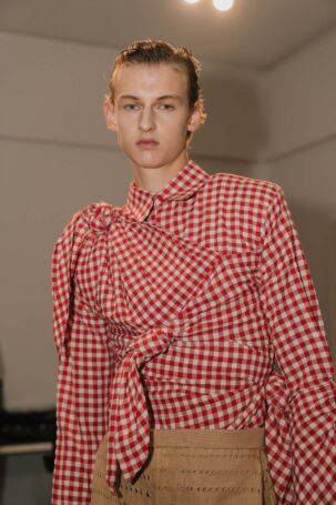 11/29 | Fruché Spring 2027 Backstage | Photo: Alicja Bokina | Courtesy of Berlin Fashion Week Fruché Spring 2027 Backstage | Photo: Alicja Bokina | Courtesy of Berlin Fashion Week