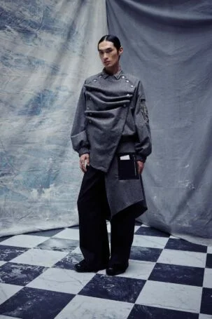 1/28 | Haderlump Spring 2027 Lookbook | Photo: Marc Aldinger | Courtesy of Haderlump Haderlump Spring 2027 Lookbook | Photo: Marc Aldinger | Courtesy of Haderlump