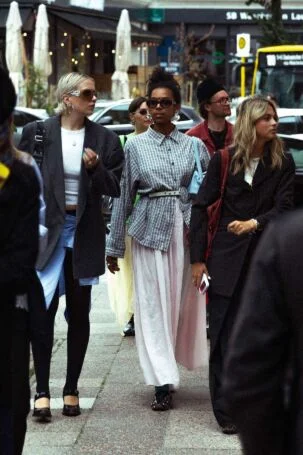 9/25 | Kasia Kucharska Spring 2027 Street Style | Photo: Tim Kestel | Courtesy of Berlin Fashion Week Kasia Kucharska Spring 2027 Street Style | Photo: Tim Kestel | Courtesy of Berlin Fashion Week