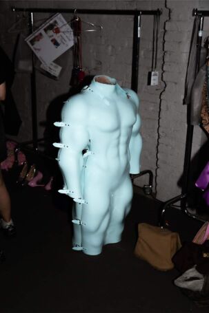 7/27 | Marina Hoermanseder Spring 2027 Backstage | Photo: Tim Kestel | Courtesy of Berlin Fashion Week Marina Hoermanseder Spring 2027 Backstage | Photo: Tim Kestel | Courtesy of Berlin Fashion Week