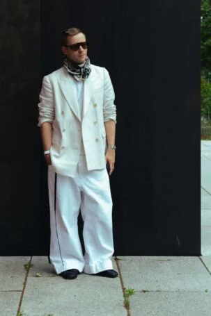 2/28 | Milk of Lime Spring 2027 Street Style | Photo: Tim Kestel | Courtesy of Berlin Fashion Week Milk of Lime Spring 2027 Street Style | Photo: Tim Kestel | Courtesy of Berlin Fashion Week