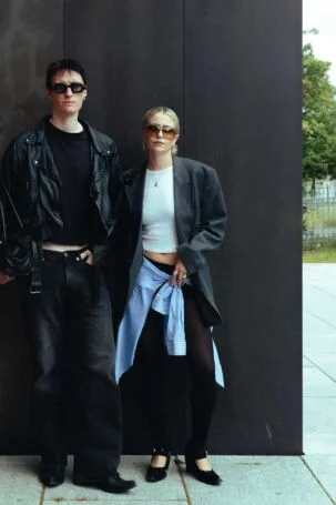 7/28 | Milk of Lime Spring 2027 Street Style | Photo: Tim Kestel | Courtesy of Berlin Fashion Week Milk of Lime Spring 2027 Street Style | Photo: Tim Kestel | Courtesy of Berlin Fashion Week