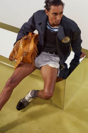 7/31 | Acne Studios Spring 2027 Menswear | Courtesy of Acne Studios Acne Studios Spring 2027 Menswear | Courtesy of Acne Studios