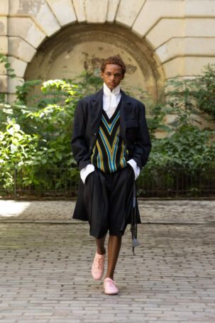 7/32 |Look 7| Beautiful People Spring 2027 Menswear | Courtesy of Beautiful People Beautiful People Spring 2027 Menswear | Courtesy of Beautiful People