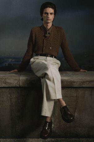 10/21 | Magliano Spring 2027 Menswear | Photo: Alessia Gunawan | Courtesy of Magliano Magliano Spring 2027 Menswear | Photo: Alessia Gunawan | Courtesy of Magliano