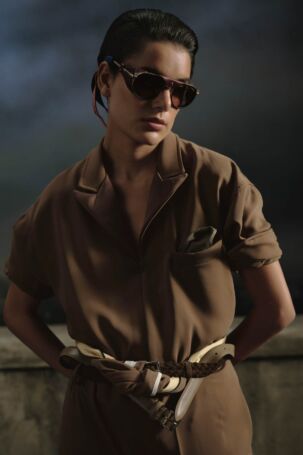 2/9 | Magliano x Carrera Collaboration | Spring 2027 Menswear | Photo: Alessia Gunawan | Courtesy of Magliano Magliano x Carrera Collaboration | Spring 2027 Menswear | Photo: Alessia Gunawan | Courtesy of Magliano