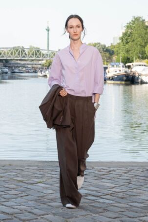 6/34 | Officine Générale Spring 2027 Menswear | Courtesy of Officine Générale Officine Générale Spring 2027 Menswear | Courtesy of Officine Générale
