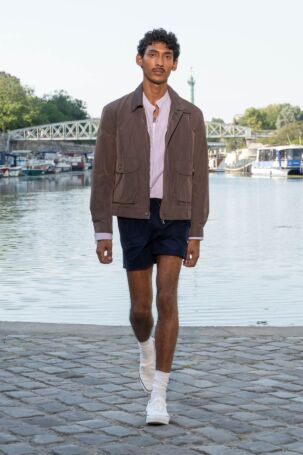 7/34 | Officine Générale Spring 2027 Menswear | Courtesy of Officine Générale Officine Générale Spring 2027 Menswear | Courtesy of Officine Générale