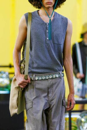 6/125 | Solid Homme Spring 2027 Menswear Details | Courtesy of Solid Homme Solid Homme Spring 2027 Menswear Details | Courtesy of Solid Homme
