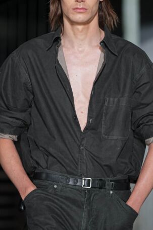12/70 | YOKE Spring 2027 Menswear Details | Courtesy of YOKE YOKE Spring 2027 Menswear Details | Courtesy of YOKE