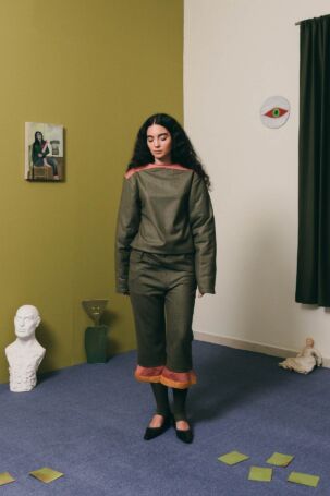 6/31 | Absent Findings Spring 2027 Menswear | Photo: Laura Puscasu | Courtesy of Absent Findings Absent Findings Spring 2027 Menswear | Photo: Laura Puscasu | Courtesy of Absent Findings