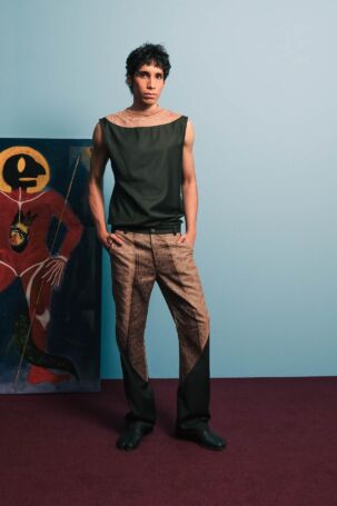 8/31 | Absent Findings Spring 2027 Menswear | Photo: Laura Puscasu | Courtesy of Absent Findings Absent Findings Spring 2027 Menswear | Photo: Laura Puscasu | Courtesy of Absent Findings