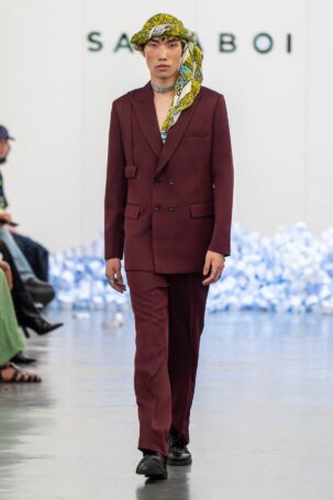 2/35 | Sagaboi Spring 2027 Menswear | Photo: Vito Dane | Courtesy of Sagaboi Sagaboi Spring 2027 Menswear | Photo: Vito Dane | Courtesy of Sagaboi