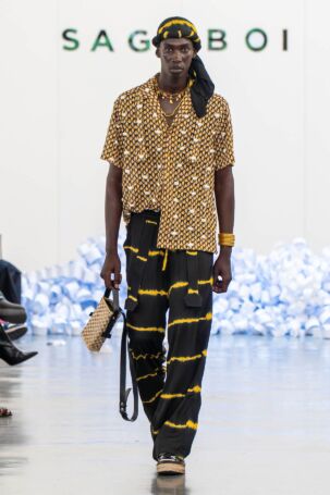 9/35 | Sagaboi Spring 2027 Menswear | Photo: Vito Dane | Courtesy of Sagaboi Sagaboi Spring 2027 Menswear | Photo: Vito Dane | Courtesy of Sagaboi