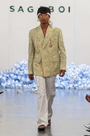 12/35 | Sagaboi Spring 2027 Menswear | Photo: Vito Dane | Courtesy of Sagaboi Sagaboi Spring 2027 Menswear | Photo: Vito Dane | Courtesy of Sagaboi