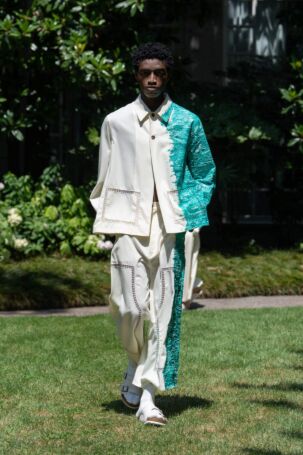 3/25 | SHINYAKOZUKA Spring 2027 Menswear | Courtesy of SHINYAKOZUKA SHINYAKOZUKA Spring 2027 Menswear | Courtesy of SHINYAKOZUKA