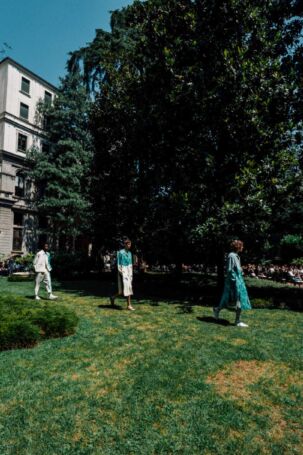 6/23 | SHINYAKOZUKA Spring 2027 Menswear Setting | Courtesy of SHINYAKOZUKA SHINYAKOZUKA Spring 2027 Menswear Setting | Courtesy of SHINYAKOZUKA