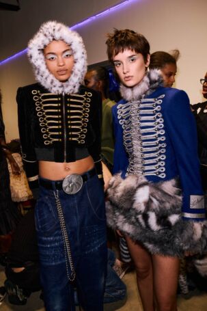10/29 | KEBURIA Fall 2026 Backstage | Photo: Lily Craigen | Courtesy of British Fashion Council KEBURIA Fall 2026 Backstage | Photo: Lily Craigen | Courtesy of British Fashion Council