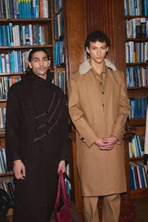 6/43 | Labrum London Fall 2026 Backstage | Photo: Oliver Thompson | Courtesy of British Fashion Council Labrum London Fall 2026 Backstage | Photo: Oliver Thompson | Courtesy of British Fashion Council