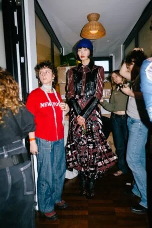 2/26 | Maximilian Raynor Fall 2026 Backstage | Photo: Christina Fragkou | Courtesy of British Fashion Council Maximilian Raynor Fall 2026 Backstage | Photo: Christina Fragkou | Courtesy of British Fashion Council