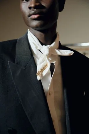 2/26 | Mithridate Fall 2026 Backstage | Photo: Eeva Rinne | Courtesy of British Fashion Council Mithridate Fall 2026 Backstage | Photo: Eeva Rinne | Courtesy of British Fashion Council