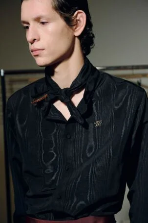 4/26 | Mithridate Fall 2026 Backstage | Photo: Eeva Rinne | Courtesy of British Fashion Council Mithridate Fall 2026 Backstage | Photo: Eeva Rinne | Courtesy of British Fashion Council