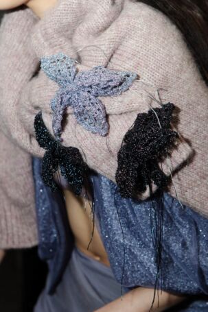 3/47 | Pauline Dujancourt Fall 2026 Backstage | Photo: Lowri Cooper | Courtesy of British Fashion Council Pauline Dujancourt Fall 2026 Backstage | Photo: Lowri Cooper | Courtesy of British Fashion Council