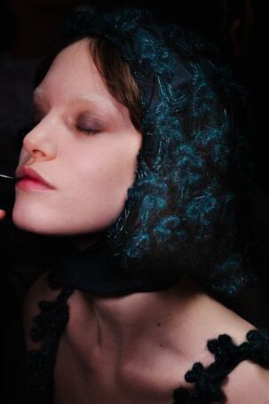 10/47 | Pauline Dujancourt Fall 2026 Backstage | Photo: Lowri Cooper | Courtesy of British Fashion Council Pauline Dujancourt Fall 2026 Backstage | Photo: Lowri Cooper | Courtesy of British Fashion Council