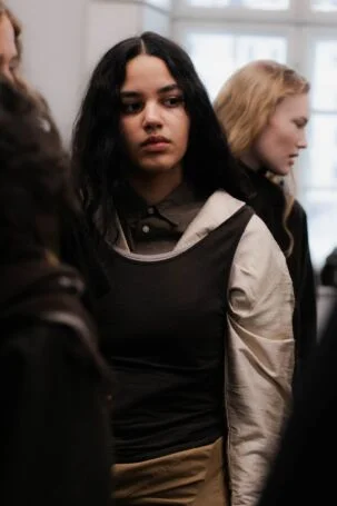 3/51 | Aiayu Fall 2026 Backstage | Photo: Bryndis Thorsteinsdottir | Courtesy of Copenhagen Fashion Week Aiayu Fall 2026 Backstage | Photo: Bryndis Thorsteinsdottir | Courtesy of Copenhagen Fashion Week