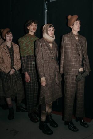 8/30 | Henrik Vibskov Fall 2026 Backstage | Photo: Tonya Matyu | Courtesy of Copenhagen Fashion Week Henrik Vibskov Fall 2026 Backstage | Photo: Tonya Matyu | Courtesy of Copenhagen Fashion Week