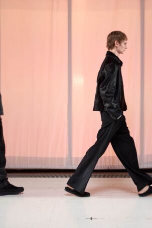 1/16 | Setting at Holzweiler Fall 2026 | Photo: James Cochrane | Courtesy of Copenhagen Fashion Week Setting at Holzweiler Fall 2026 | Photo: James Cochrane | Courtesy of Copenhagen Fashion Week
