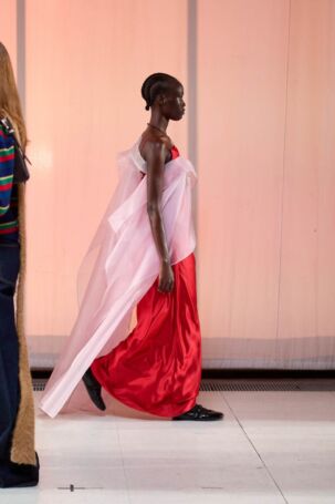 7/16 | Setting at Holzweiler Fall 2026 | Photo: James Cochrane | Courtesy of Copenhagen Fashion Week Setting at Holzweiler Fall 2026 | Photo: James Cochrane | Courtesy of Copenhagen Fashion Week