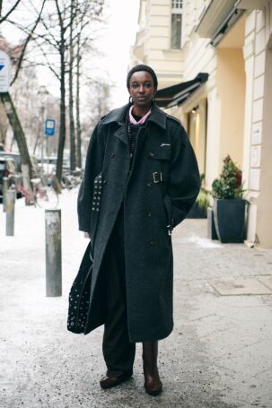 11/14 | Street Style at Andrej Gronau Fall 2026 | Photo: Ben Moenks | Courtesy of Berlin Fashion Week Street Style at Andrej Gronau Fall 2026 | Photo: Ben Moenks | Courtesy of Berlin Fashion Week