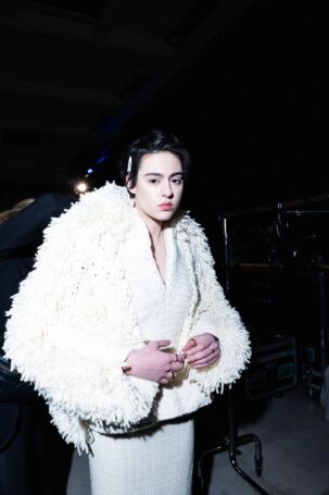 6/61 | Backstage at Danny Reinke Fall 2026 | Photo: Thilo Wilcke | Courtesy of Berlin Fashion Week Backstage at Danny Reinke Fall 2026 | Photo: Thilo Wilcke | Courtesy of Berlin Fashion Week