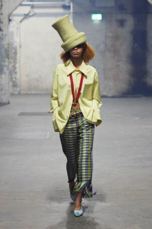 2/15 | Kenneth Ize Fall 2026 | Photo: Finnegan Koichi Godenschweger | Courtesy of Berlin Fashion Week Kenneth Ize Fall 2026 | Photo: Finnegan Koichi Godenschweger | Courtesy of Berlin Fashion Week