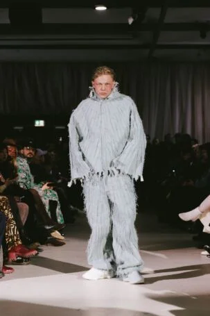 9/27 | Nowrubi Fall 2026 | Photo: Emil Gentes | Courtesy of Berlin Fashion Week Nowrubi Fall 2026 | Photo: Emil Gentes | Courtesy of Berlin Fashion Week