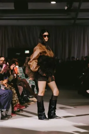 11/27 | Nowrubi Fall 2026 | Photo: Emil Gentes | Courtesy of Berlin Fashion Week Nowrubi Fall 2026 | Photo: Emil Gentes | Courtesy of Berlin Fashion Week