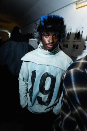 9/39 | Backstage at sample030 Fall 2026 | Photo: Thilo Wilcke | Courtesy of Berlin Fashion Week Backstage at sample030 Fall 2026 | Photo: Thilo Wilcke | Courtesy of Berlin Fashion Week