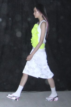 2/13 | Setting at Florentina Leitner Spring 2026 | Photo: Bella Spantzel | Courtesy of Florentina Leitner Setting at Florentina Leitner Spring 2026 | Photo: Bella Spantzel | Courtesy of Florentina Leitner