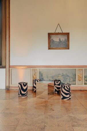 8/14 | Setting at Pucci Fall 2025 | Photo: Malaka | Courtesy of Pucci Setting at Pucci Fall 2025 | Photo: Malaka | Courtesy of Pucci