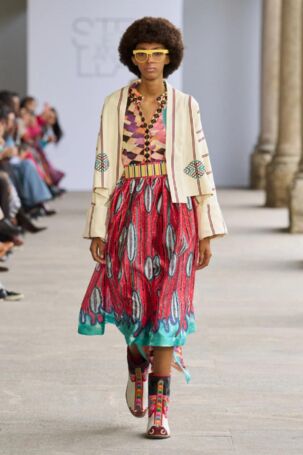 6/25 | Stella Jean Spring 2026 | Photo: GORUNWAY | Courtesy of Stella Jean Stella Jean Spring 2026 | Photo: GORUNWAY | Courtesy of Stella Jean