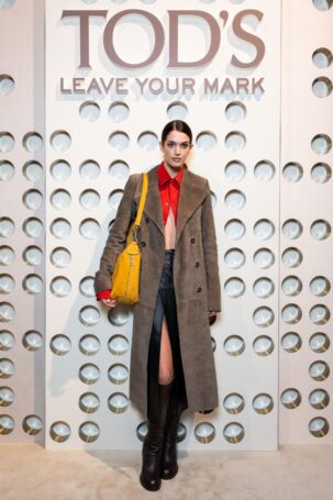 6/30 Greta Ferro at Tod's Spring 2026 Photo Call | Photo: Courtesy of Tod's Greta Ferro at Tod's Spring 2026 Photo Call | Photo: Courtesy of Tod's