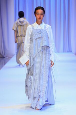 4/12 | Peach Garde (Bench Design Awards: Philippine Fashion Now) Spring 2026 | Photo Credit: JFWO Japan Fashion Week Organization Peach Garde (Bench Design Awards: Philippine Fashion Now) Spring 2026 | Photo Credit: JFWO Japan Fashion Week Organization