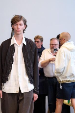 8/8 | Setting at RANRA Spring 2026 | Photo: James Cochrane | Courtesy of Copenhagen Fashion Week Setting at RANRA Spring 2026 | Photo: James Cochrane | Courtesy of Copenhagen Fashion Week