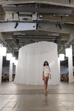 1/27 | Setting at ROTATE Spring 2026 | Photo: James Cochrane | Courtesy of Copenhagen Fashion Week Setting at ROTATE Spring 2026 | Photo: James Cochrane | Courtesy of Copenhagen Fashion Week