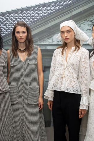 1/31 | Backstage at Skall Studio Spring 2026 | Photo: Bryndis Thorsteinsdottir | Courtesy of Copenhagen Fashion Week Backstage at Skall Studio Spring 2026 | Photo: Bryndis Thorsteinsdottir | Courtesy of Copenhagen Fashion Week