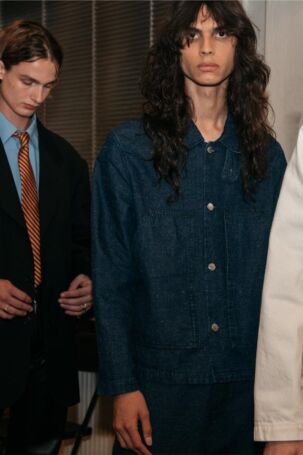 3/30 | Backstage at Sunflower Spring 2026 | Photo: Tonya Matyu | Courtesy of Copenhagen Fashion Week Backstage at Sunflower Spring 2026 | Photo: Tonya Matyu | Courtesy of Copenhagen Fashion Week