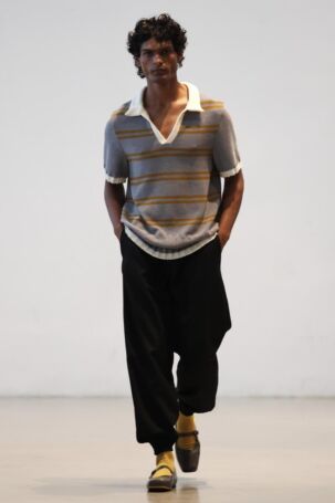 3/19 | Andrej Gronau Spring 2026 | Photo: Boris Marberg | Courtesy of Berlin Fashion Week Andrej Gronau Spring 2026 | Photo: Boris Marberg | Courtesy of Berlin Fashion Week