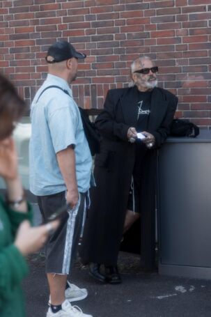 1/27 Sven Marquardt (@svenmarquart) at Andrej Gronau Spring 2026, Berlin Fashion Week | Photo: Ines Bahr | Courtesy of Berlin Fashion Week Sven Marquardt (@svenmarquart) at Andrej Gronau Spring 2026, Berlin Fashion Week | Photo: Ines Bahr | Courtesy of Berlin Fashion Week